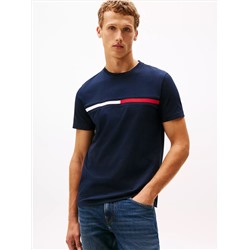 Embroidered Flag Logo T-Shirt