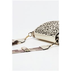 Bandolera de piel Kate Dorado