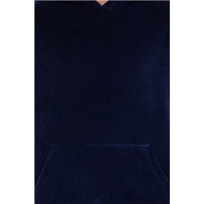 Erkek Lacivert Kapüşonlu Sweatshirt