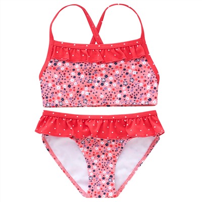 Mädchen Bikini mit floralem Muster