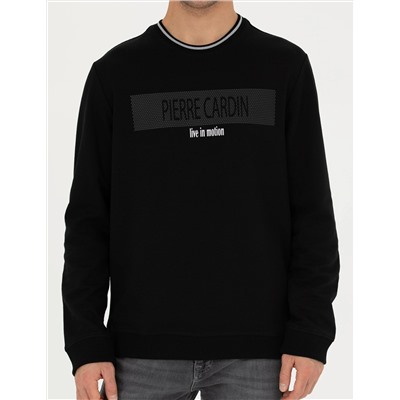 Siyah Regular Fit Sweatshirt