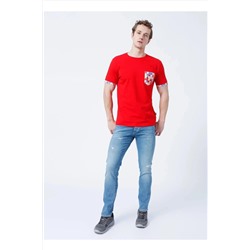 Bad Bear, 22.01.07.020-c54 Flag Pocket Erkek T-shirt