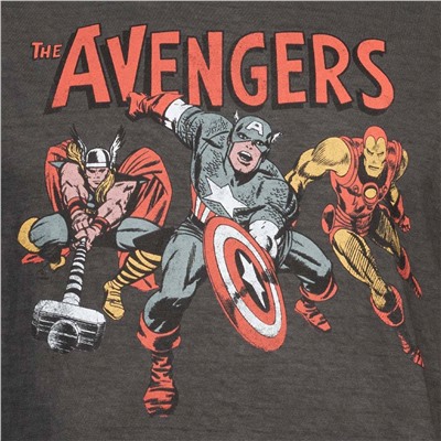 AVENGERS MARVEL Vintage Herren T-Shirt FBMTS713VBL