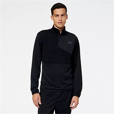 Men's NB Heatloft 1/4 Button Snap Top