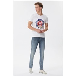 Lee Cooper Riley Erkek O Yaka T-shirt 222 LCM 242063