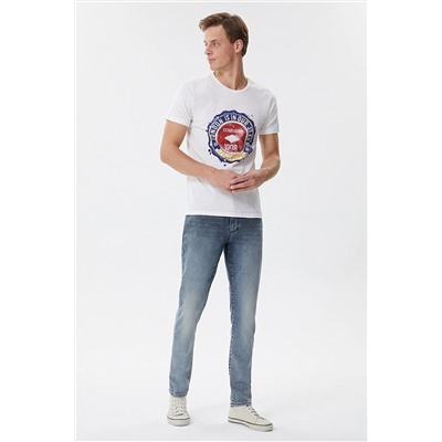 Lee Cooper Riley Erkek O Yaka T-shirt 222 LCM 242063