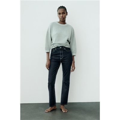 HIGH-RISE STOVE PIPE TRF JEANS