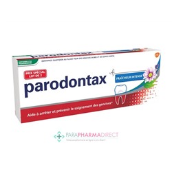 Parodontax Dentifrice Fraîcheur Intense 2x75mlLot  × 2