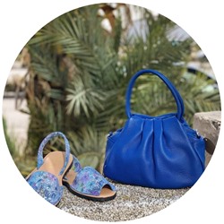 AB.Zapatos · 320-8 · estampado azul+PELLE · LUX