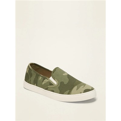 Canvas Slip-On Sneakers for Women