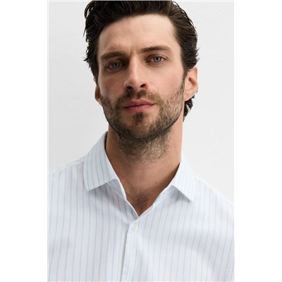 CAMISA TWILL RAYAS
