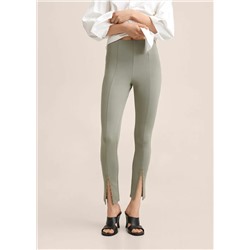 Leggings abertura bajo -  Mujer | MANGO OUTLET Melilla
