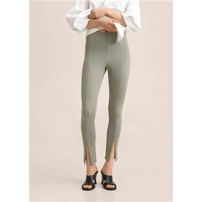 Leggings abertura bajo -  Mujer | MANGO OUTLET Melilla