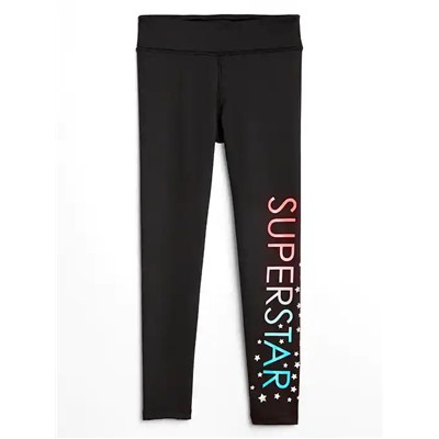 Kids GapFit Graphic Leggings