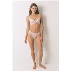 Sujetador triangular CHARMING algodón rosa