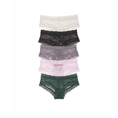 5-Pack Lace Cheeky Panties