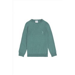 Erkek Çocuk Mint Basic Kazak
