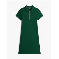 Zip Polo Dress
