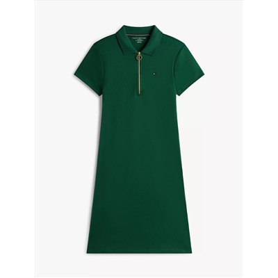 Zip Polo Dress
