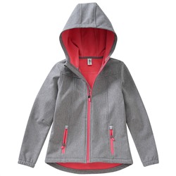 Mädchen Softshelljacke mit Kapuze