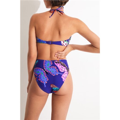 Top bikini nudo mariposas