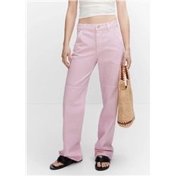 Jeans cargo carpenter -  Mujer | MANGO OUTLET España