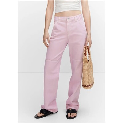 Jeans cargo carpenter -  Mujer | MANGO OUTLET España
