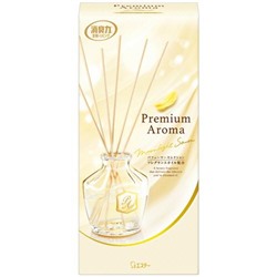 ST SHALDAN Premium Aroma «Лунное мыло» Освежитель воздуха для помещений + 6 деревянных палочек, цветочно-фруктовый аромат, основной блок 50 мл