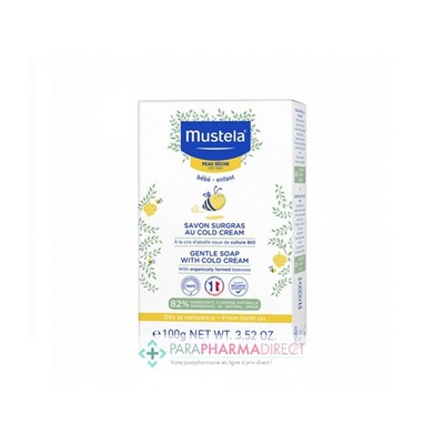 Mustela Peau Sèche Savon Surgras au Cold Cream 100g