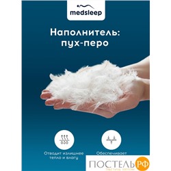 MedSleep LANDAU Одеяло 200х210, 1пр. хлопок-тик/пух-перо