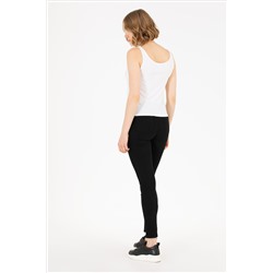 Kadın Siyah Toothpick Fit Pantolon