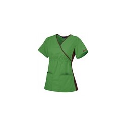 Cherokee Flexibles Scrubs Solid Mock Wrap Top