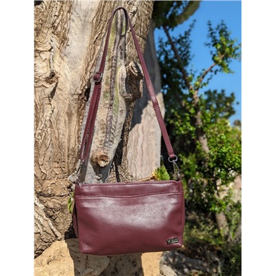 Ab.Zapatos PELLE Mia (720) БОРДОВЫЙ+CINTURON BOLSOS (150)-6 (13) АКЦИЯ