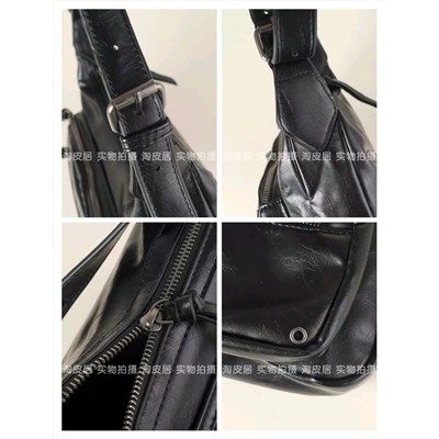 Небольшая сумка через плечо/кроссбоди унисекс с винтажным эффектом потёртости  Zar*a