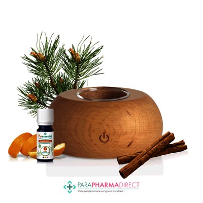Puressentiel Diffuseur à Chaleur Douce XILO + Huile Essentielle Orange Douce BIO 10ml OFFERTE