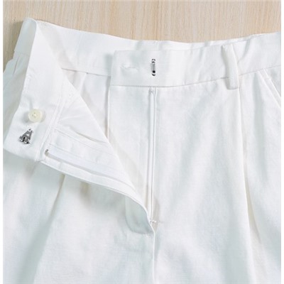 Женские шорты из смеси хлопка и льна Tencel MaxMar*a ОРИГИНАЛ!