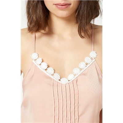 Top lencero Chippy Rosa empolvado