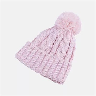Lux Knit Pom Beanie
