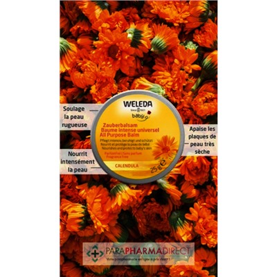 Weleda Baby - Calendula - Baume Intense Universel - BIO 25 g
