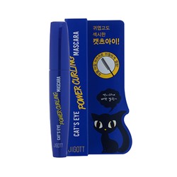 JIGOTT Cat`s Eye Power Curling Mascara Тушь для ресниц подкручивающая 12г