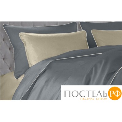 113310102-сгL02 Наволочка Satin Luxe 70х70 Мистический серый