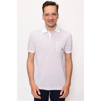 U.S. Polo Assn. Polo Yaka Geometrik Desenli Cepli T-shirt G081GL011.000.1358126