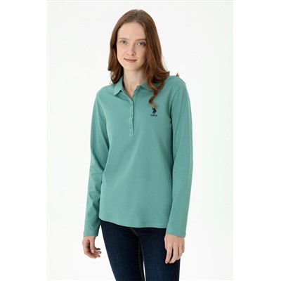 Kadın Mint Basic Sweatshirt