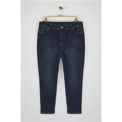 Mavi Yeşil Yüksek Bel Skinny Jeans TBBAW23JE00000