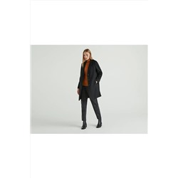 United Colors of Benetton Uzun Yün Karışımlı Palto 122A2YDTDN012-700