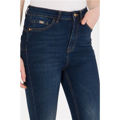 Kadın Koyu Mavi Jean Pantolon