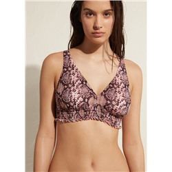 Triangel-Bikinioberteil mit nicht verschiebbaren Cups Sidney