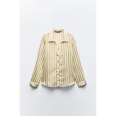 STRIPED FLOWING SHIRT