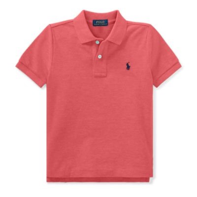 BOYS 2-7 Cotton Mesh Polo Shirt