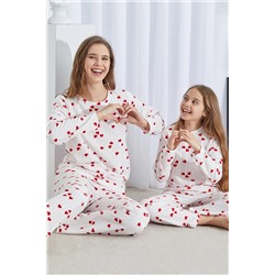 Siyah İnci Alt-Üst Polar Pijama Takım 23235077